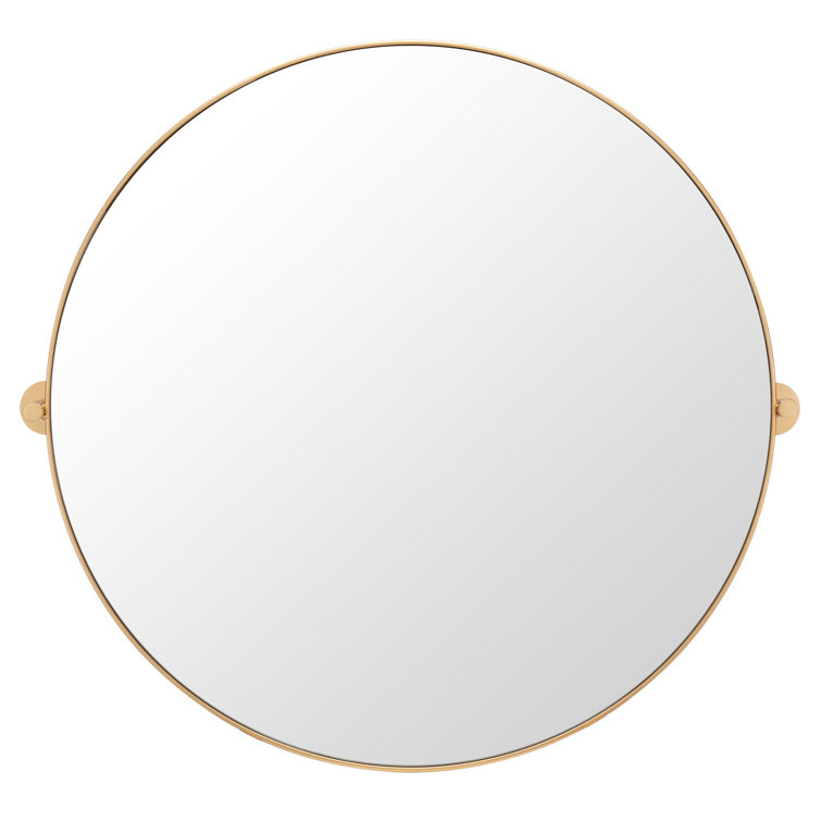 AllModern Round Metal Wall Mirror Wayfair